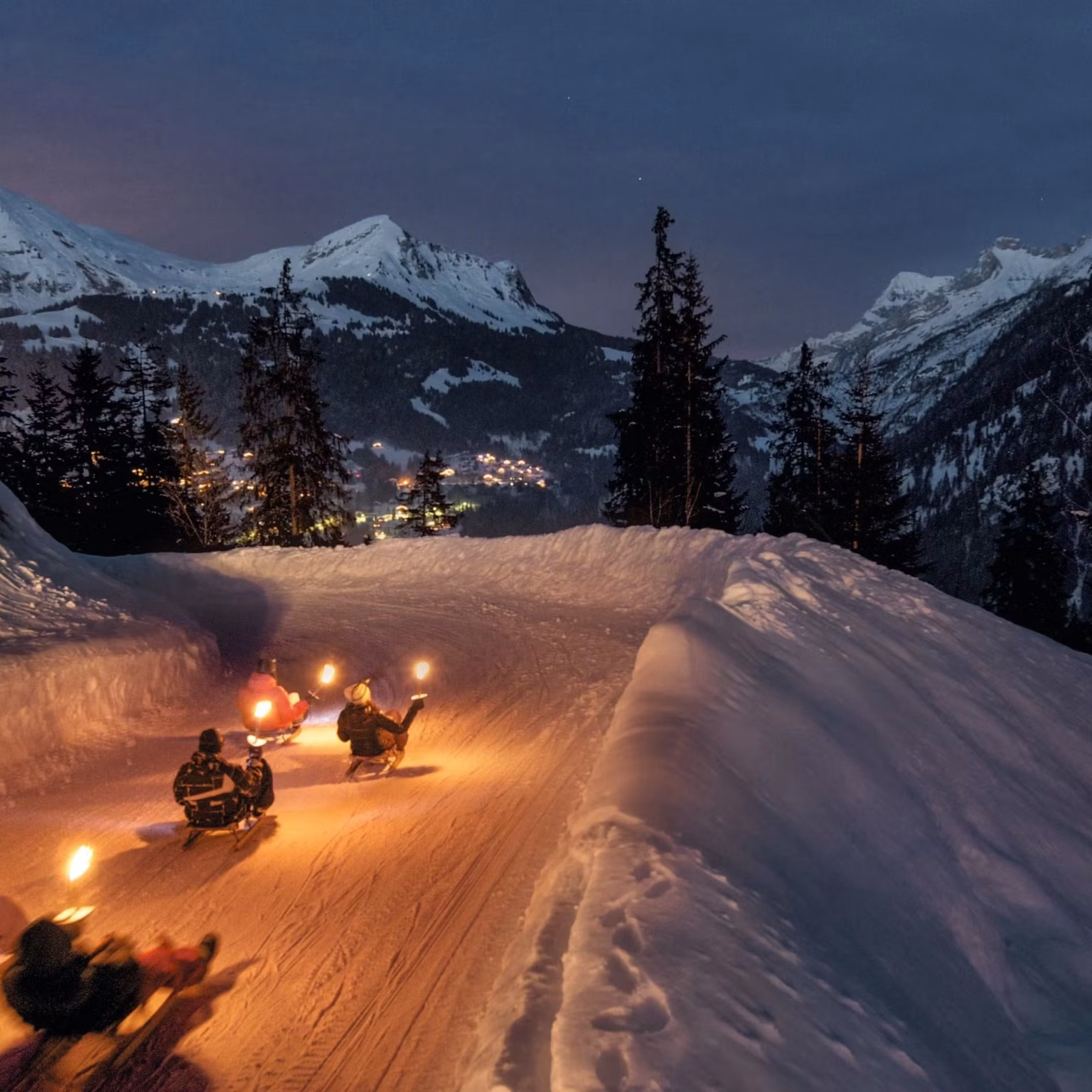 Night-Sledging-Fondue